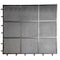 Rhino Mats Hex-O-Lite Drain-Thru Drainage Mat, Rubber, Drainage Holes, 3 ft W x 3 ft L, Black HC3636BLK - alternate 1